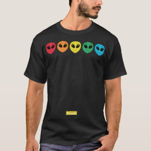 Camiseta O Alien Multicolorido