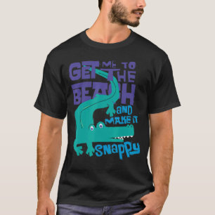 Camiseta O Alligador Cute Diz Que Me Leva À Praia