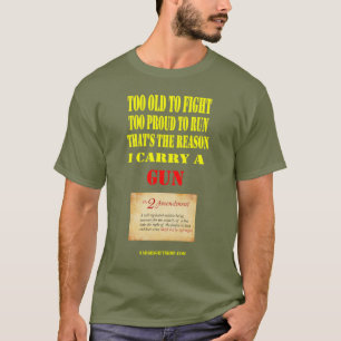 Camiseta ò ALTERAÇÃO, DEMASIADO VELHA PARA LUTAR, DEMASI