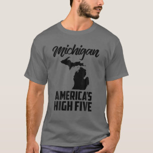 Camiseta O Alto Estado Americano dos Cinco Doentes de Michi