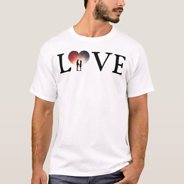 Camiseta O amanhecer do amor (Frente)