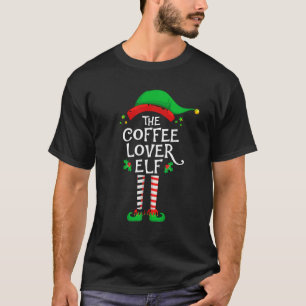 Camiseta O amante do café Elf Christmas Family Mating Gro