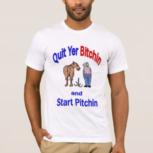 Camiseta O americano básico parou o T do YER Bitichin