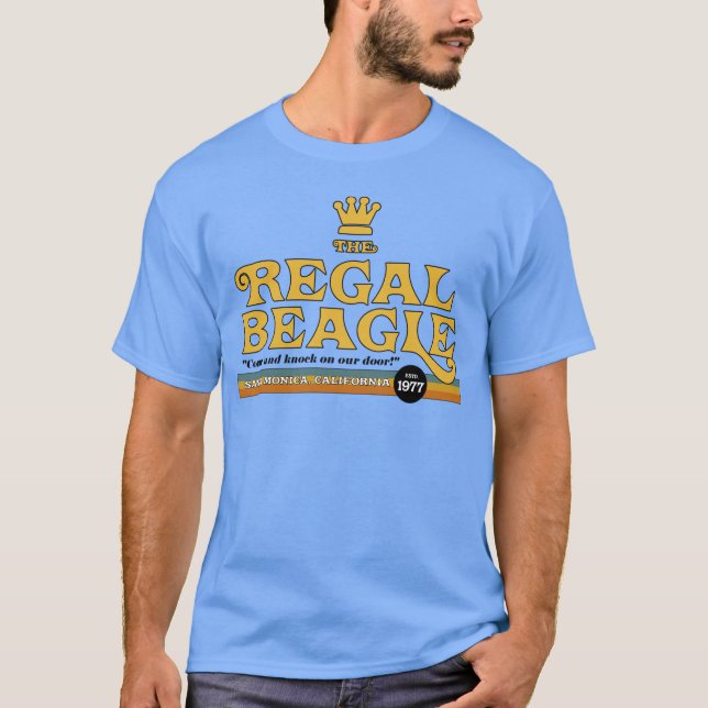 Camiseta O amigo engraçado do Regal Beagle (Frente)