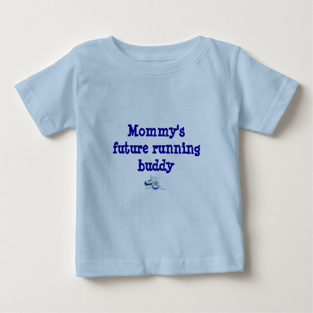 Camiseta O amigo Running futuro da mamã (Frente)