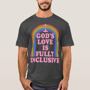 Camiseta O Amor Aos Deuses É Um Gay R Cristão De Lgbtq Tota