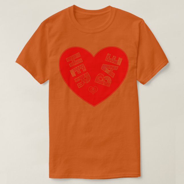 CAMISETA O AMOR BAE DELA. (Frente do Design)