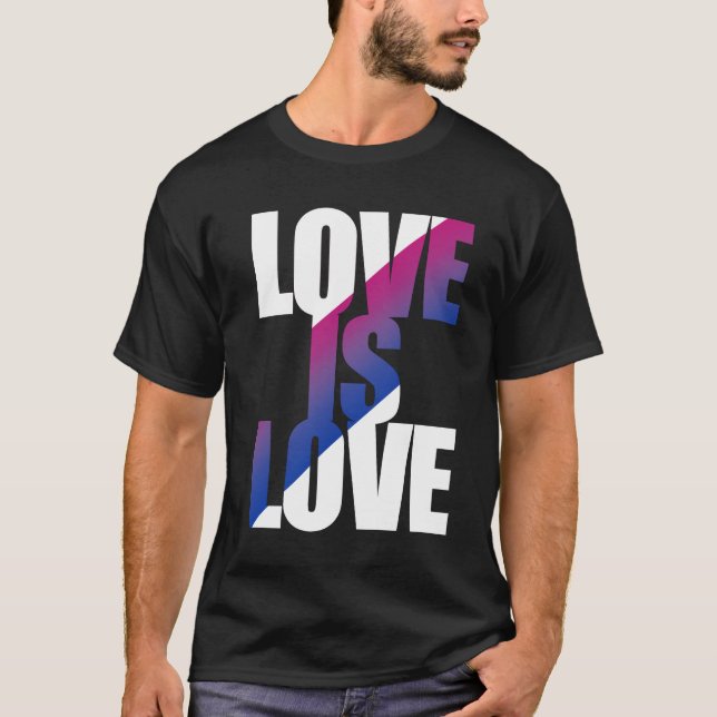 Camiseta O Amor Bissexual é Amor (Frente)
