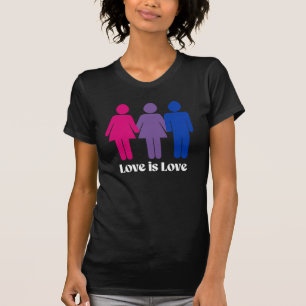 Camiseta O Amor Bissexual é Amor Feminino