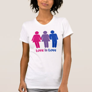 Camiseta O Amor Bissexual é Amor Feminino