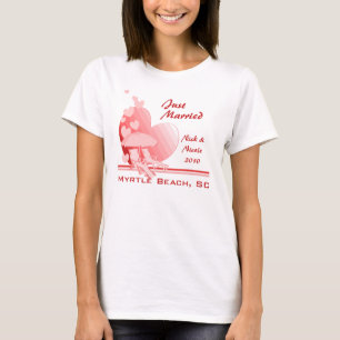 Camiseta O amor da costa tropical aumentou