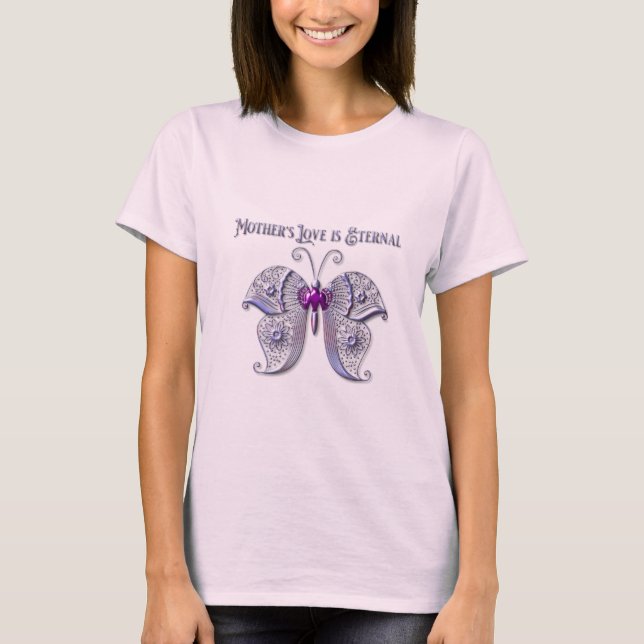 Camiseta O amor da mãe é eterno (Frente)
