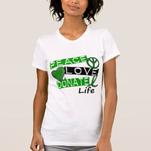 CAMISETA O AMOR DA PAZ DOA A VIDA