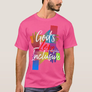 Camiseta O Amor De Deus É Absolutamente Inclusivo