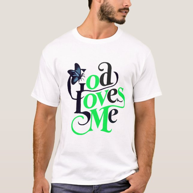 Camiseta O Amor de Deus por Mim (Frente)