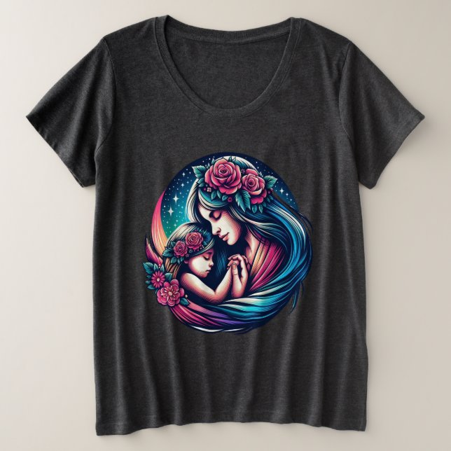 Camiseta "O amor de uma mãe é para sempre" (Frente do Design)