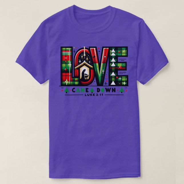 Camiseta O Amor Desceu (Frente do Design)