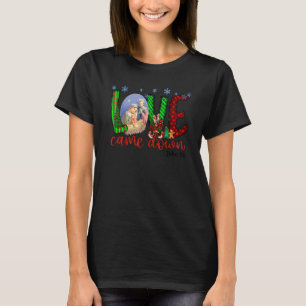 Camiseta O Amor Desceu Luke 211 Feliz Natal