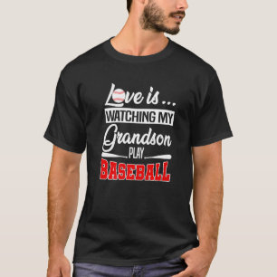 Camiseta O Amor Do Dia Dos Avós Está A Ver O Meu Avô Pla
