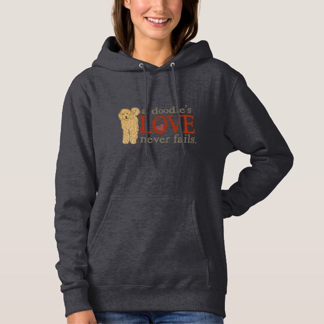 Camiseta O amor dourado do Doodle nunca falha (Frente)