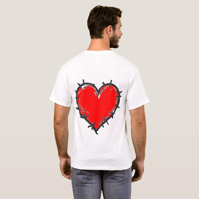 Camiseta O amor é (Parte Traseira Completa)