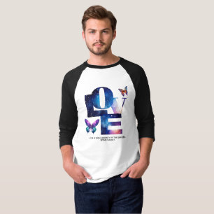 Camiseta O Amor É A Moeda Do Universo, Gaste Calmamente