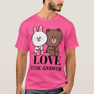 Camiseta O Amor É A Resposta Cony E Os Miúdos Do Urso Marro