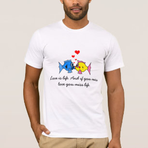 Camiseta "O amor é a vida"