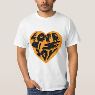Camiseta O amor é alegria