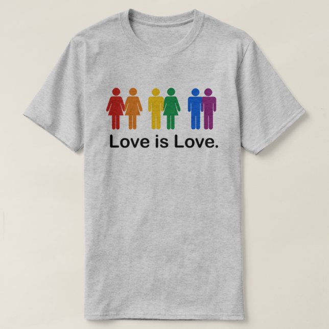Camiseta O Amor é Amor (Frente do Design)
