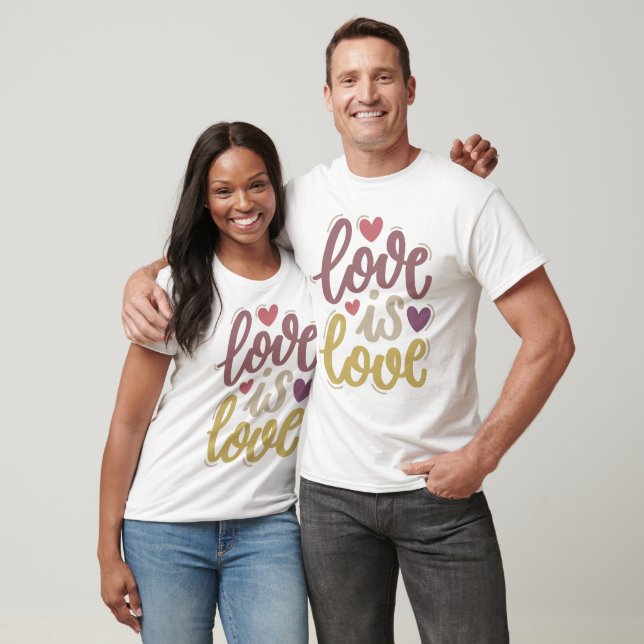 Camiseta o amor é amor (Unissex)