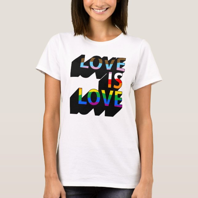 Camiseta O Amor é Amor 3D (Frente)