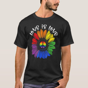 Camiseta O Amor É Amor Daisy Lgbt Gay