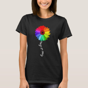 Camiseta O Amor É Amor Daisy Lgbt Gay 1