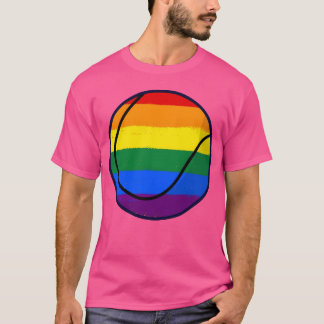 Camiseta O Amor É Amor Orgulho Arco-íris Tennis girl