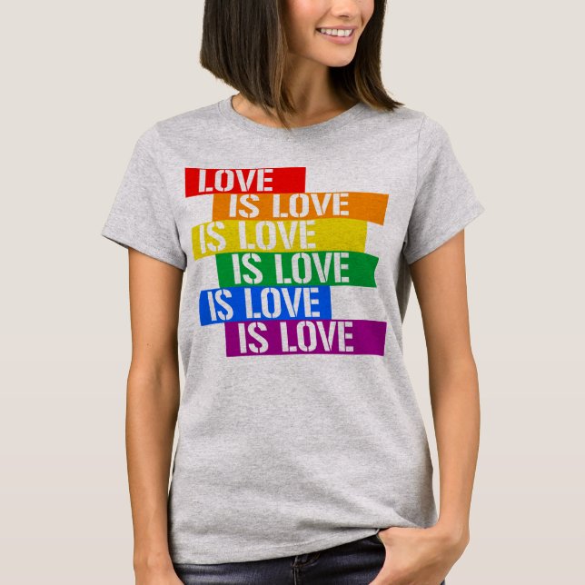 Camiseta O Amor é Blocos de Amor (Frente)