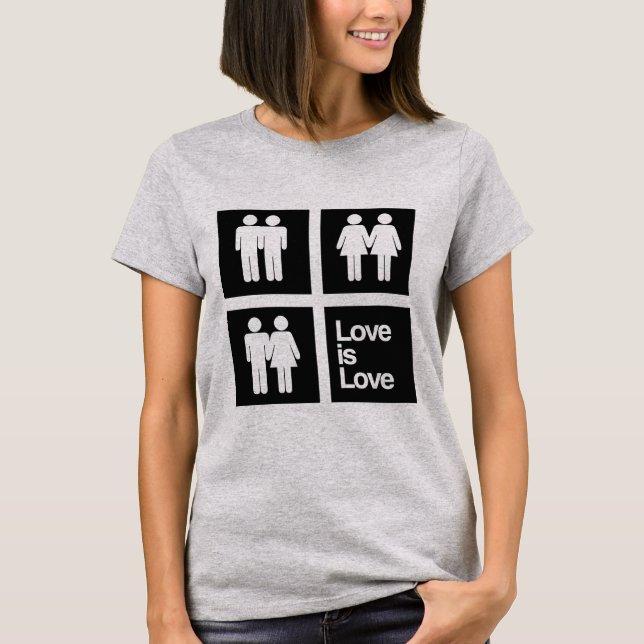 Camiseta O Amor é Blocos de Amor (Frente)