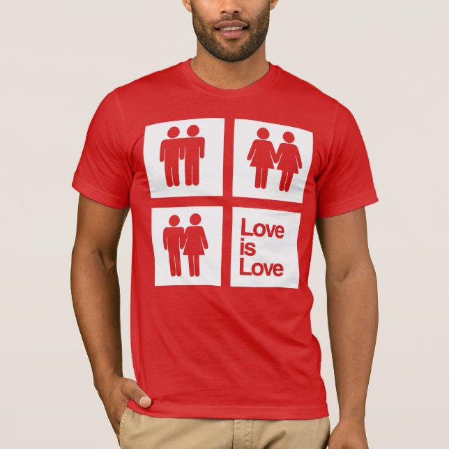 Camiseta O Amor é Blocos de Amor (Frente)