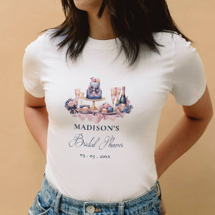 Camiseta O amor é doce Chuveiro de Noiva Personalizado