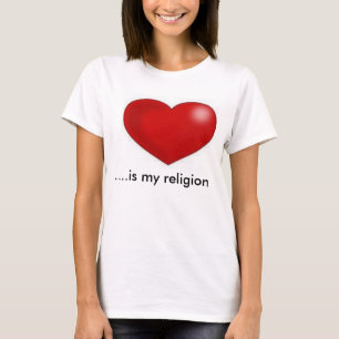 Camiseta O amor é minha religião
