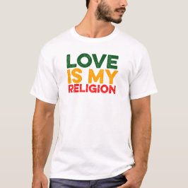 Camiseta O amor é minha religião