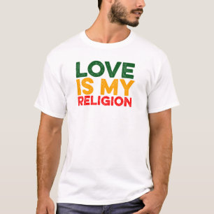Camiseta O amor é minha religião