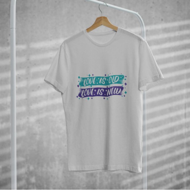Camiseta O Amor É Novo (Criador carregado)