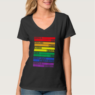 Camiseta O Amor É O Amor A Ciência É Real - Rainbow Lgbtq L