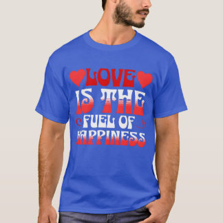 Camiseta O Amor é o Combustível da Felicidade rapaz