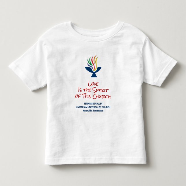 Camiseta O amor é o espírito - TVUUC (Frente)