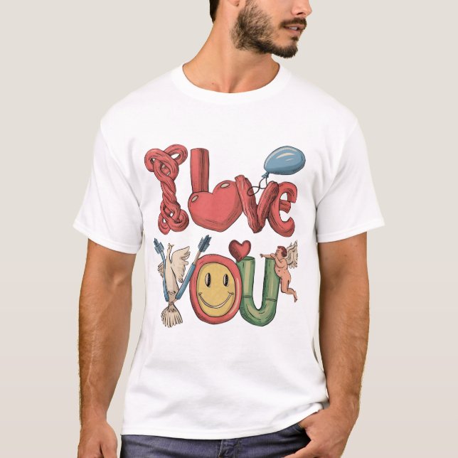 Camiseta "O amor é o rei" (Frente)