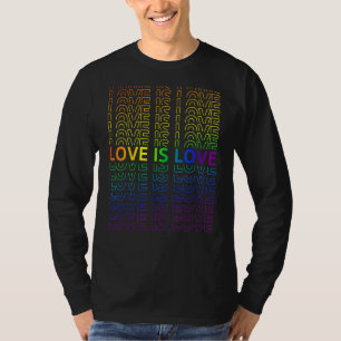 Camiseta O Amor É Orgulho gay Retro Vintage Lgbt Pride Mo