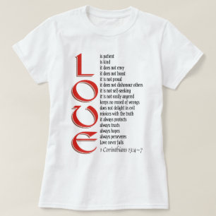 CAMISETA O AMOR É PACIENTE