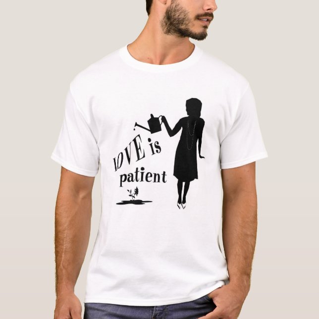 Camiseta O amor é paciente (Frente)